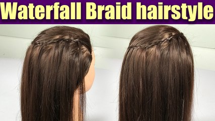 Hairstyle Tutorial: Waterfall Braid hairstyle tutorial | Boldsky