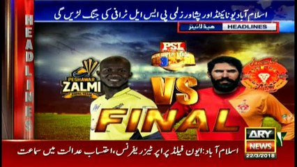 Headlines 1000 22nd March 2018