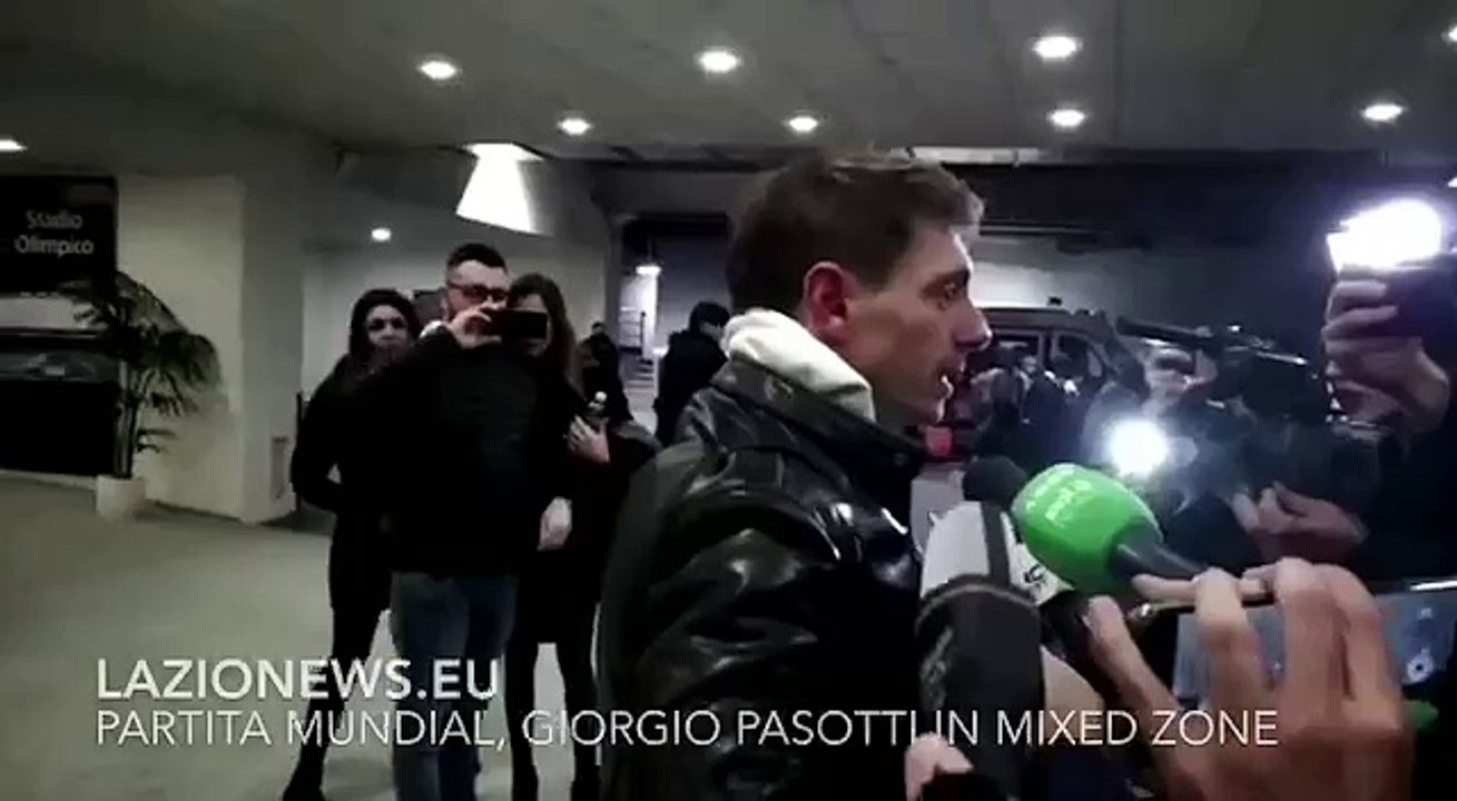 Partita Mundial, Giorgio Pasotti in 'mixed zone'