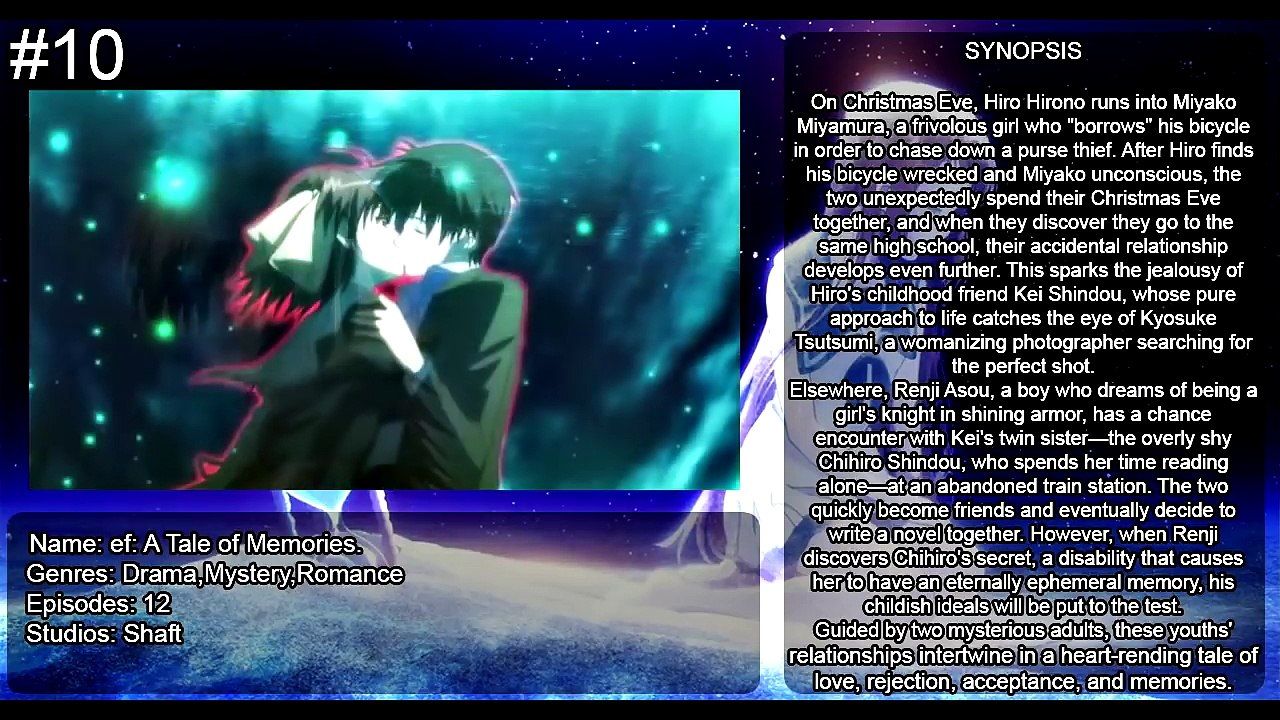 Top 10 Best Romance/Shoujo/Drama Anime