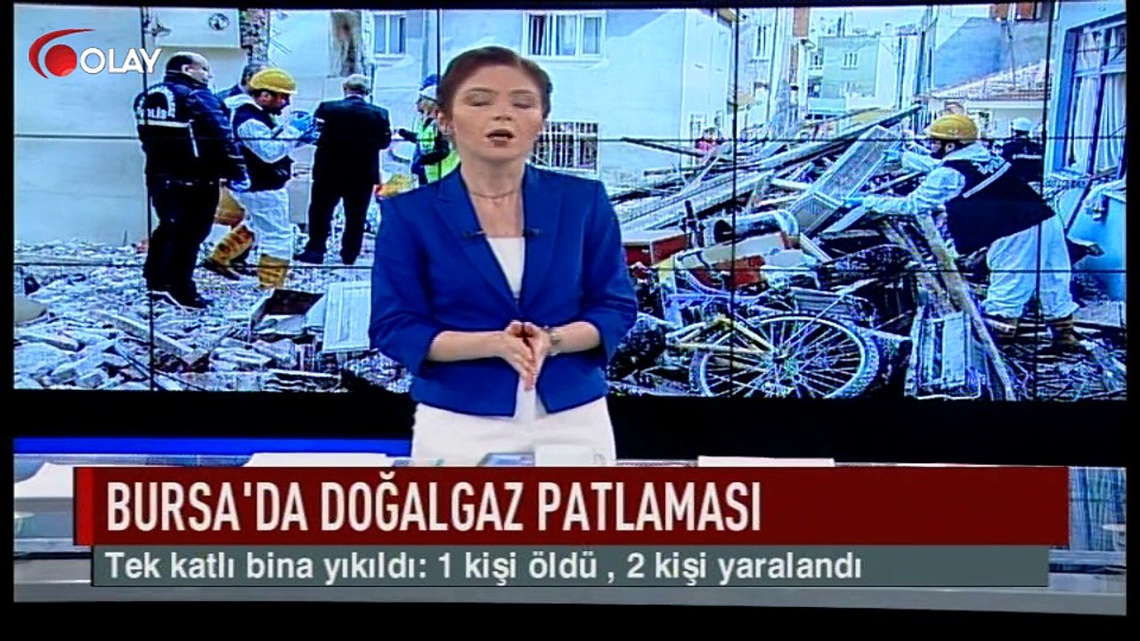 Bursa'da doğalgaz patlaması