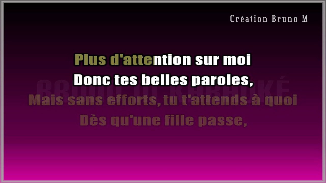 Léa Castel - Adieu les soucis KARAOKE / INSTRUMENTAL