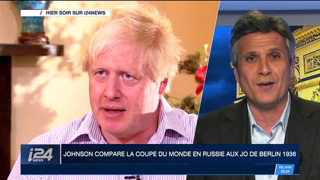 Boris Johnson compare la Coupe du monde en Russie aux JO de Berlin 1936