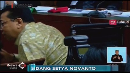Setnov Sebut Puan Maharani dan Pramono Anung di Sidang E-KTP