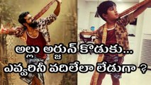 Allu Ayaan As Chittibabu, Pic Goes viral