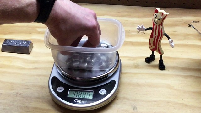 Melting lead and mixing alloys for the Powder Coated Cast Lead Hollow Point Bullet Test