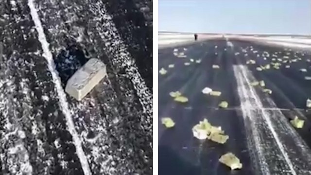 Un avion perd sa cargaison de lingots d'or et d'argent au décollage
