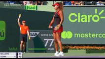 Naomi Osaka vs Serena Williams - R1 Match HIGHLIGHTS 2018_03_21