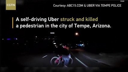 Police release Uber self-driving SUV crash video