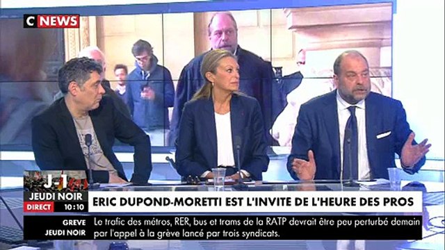 Eric Dupond-Moretti à Pascal Praud : Vous les posez vite vos questions, vous vous Angot-isez - Regardez