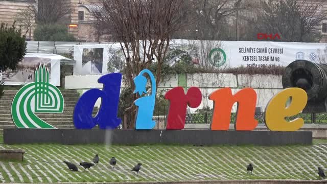 Edirne'de Baharı Karla Karşıladı -Hd