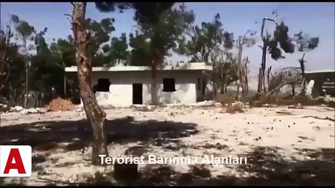 Teröristlerin eğitim kampı böyle görüntülendi