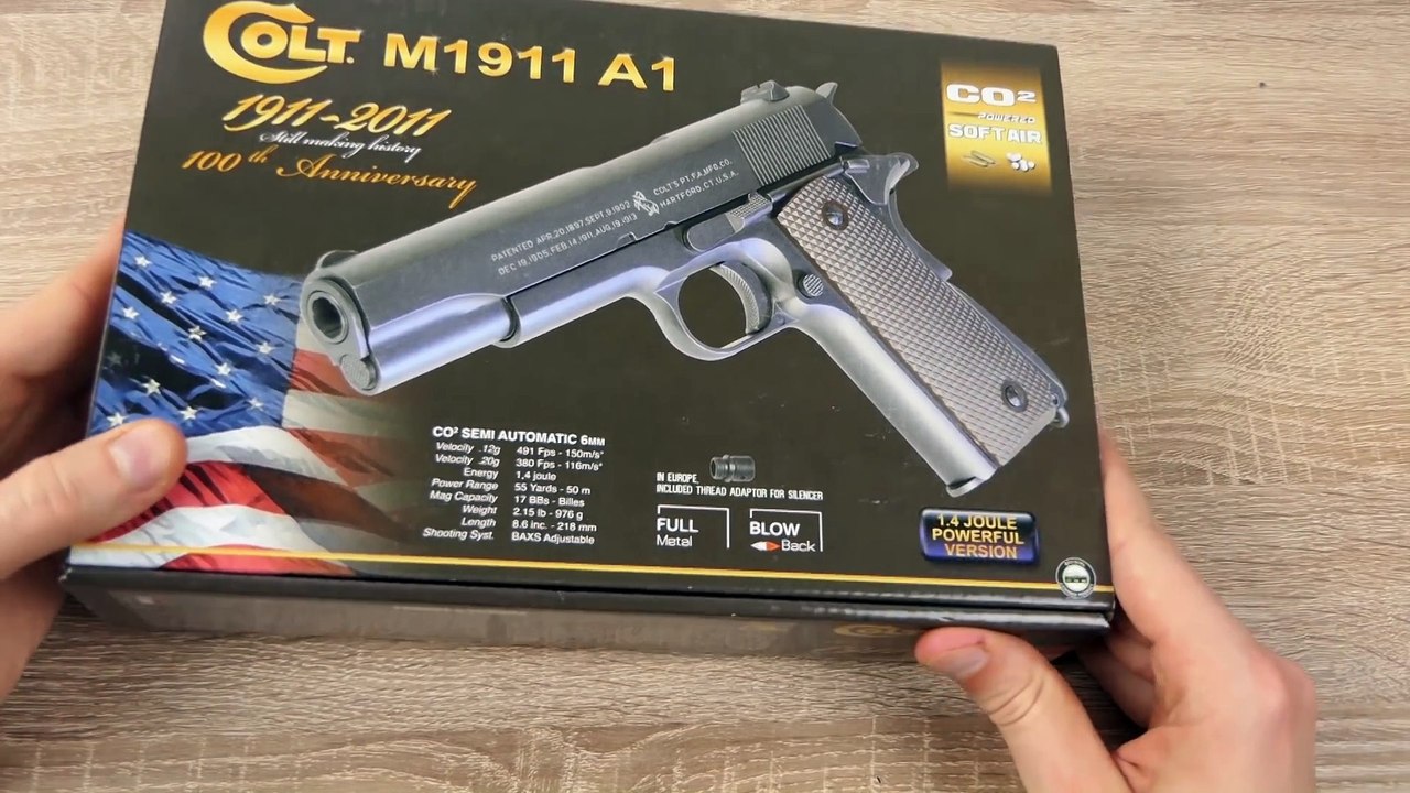 KWC/GSG Colt 1911 A1 Co2 GBB - Airsofttipps-Review