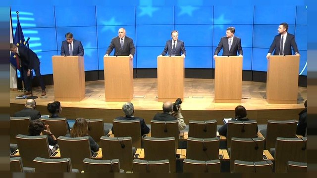 Los líderes de la UE participan en la cumbre de primavera