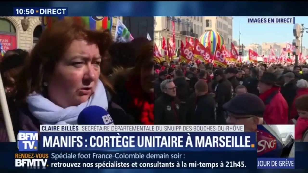 Manifestations: "Les enseignants ont vu leur salaire baisser en janvier"