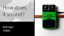 Behringer TO800 - How does it sound?