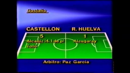 J.34 2ª D. Temp.85-86- Castellón 5- Recre 1