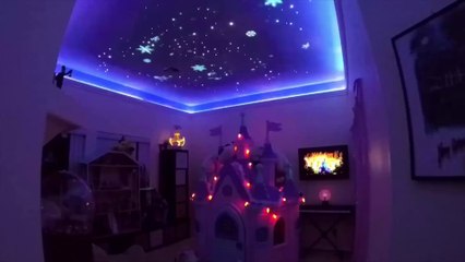 Ce papa réalise un plafond animé digne de Disneyland pour sa fille