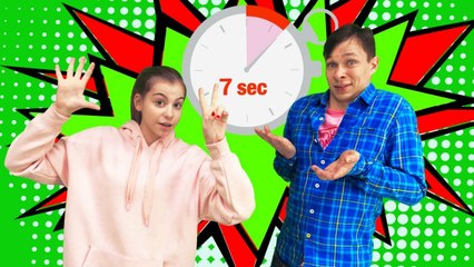 Смешное видео - Челлендж 7 секунд - Игры для детей