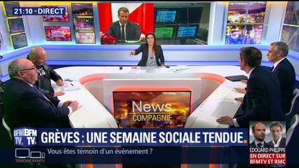 Grèves: une semaine sociale tendue (1/2)