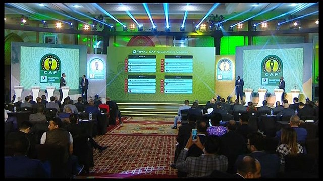 IMAGES TIRAGE AU SORT LIGUE DES CHAMPIONS CAF ET COUPE CAF 2