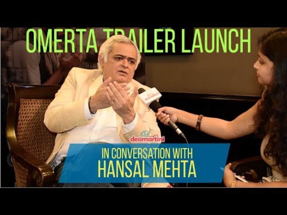 Interview With Hansal Mehta | Omerta Trailer Launch | HD
