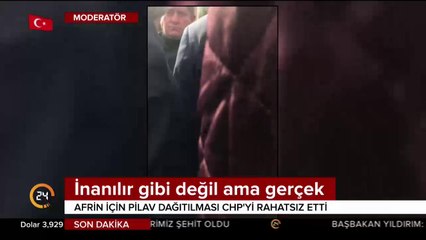 Afrin şehitleri için Çanakkale'de pilav dağıttılar CHP'li belediye