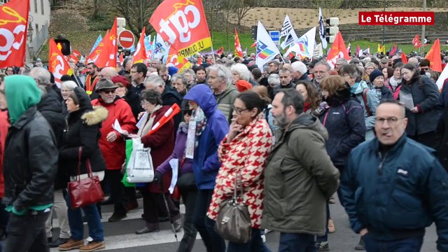 Quimper. 2.300 personnes mobilisées pour la manifestation