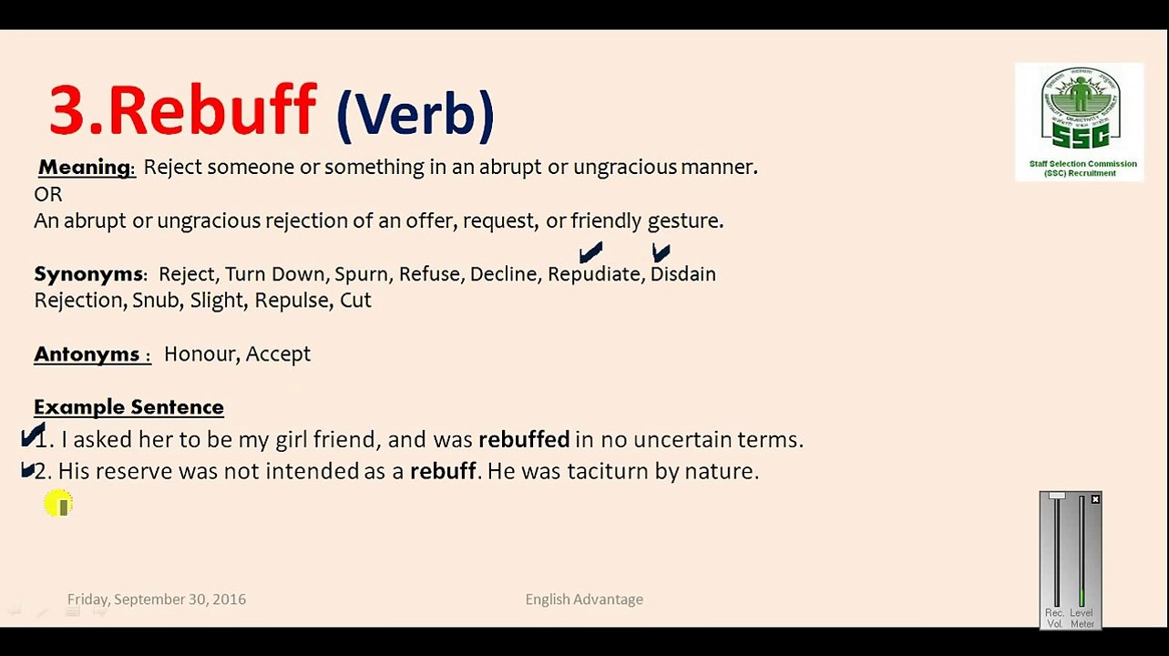 vocabulary for bank po  | RRB | IBPS PO | CLERK | SSC CGL | in English