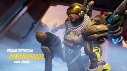 Overwatch pedazo jugada destacada con pharah 2