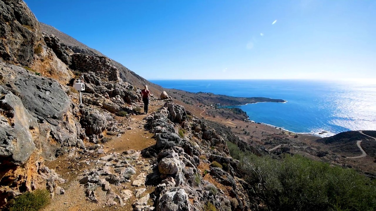 Wanderung auf Kreta: Steilküstenrunde über Loutró