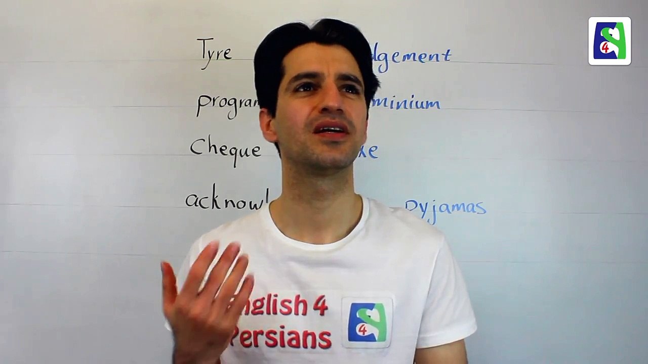 American Vs British spelling Part 4 تفاوتهای ام...
