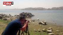 مخرج فرنسى يصور فيلماً وثائقياً عن المعابد الفرعونية بأسوان