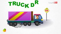 Truck Driver - Work Activities - Pre School - Learn Spelling Videos For Kids