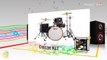 Drum Kit - Musical Instruments - Pre School - Animated  Educational Videos For Kids
