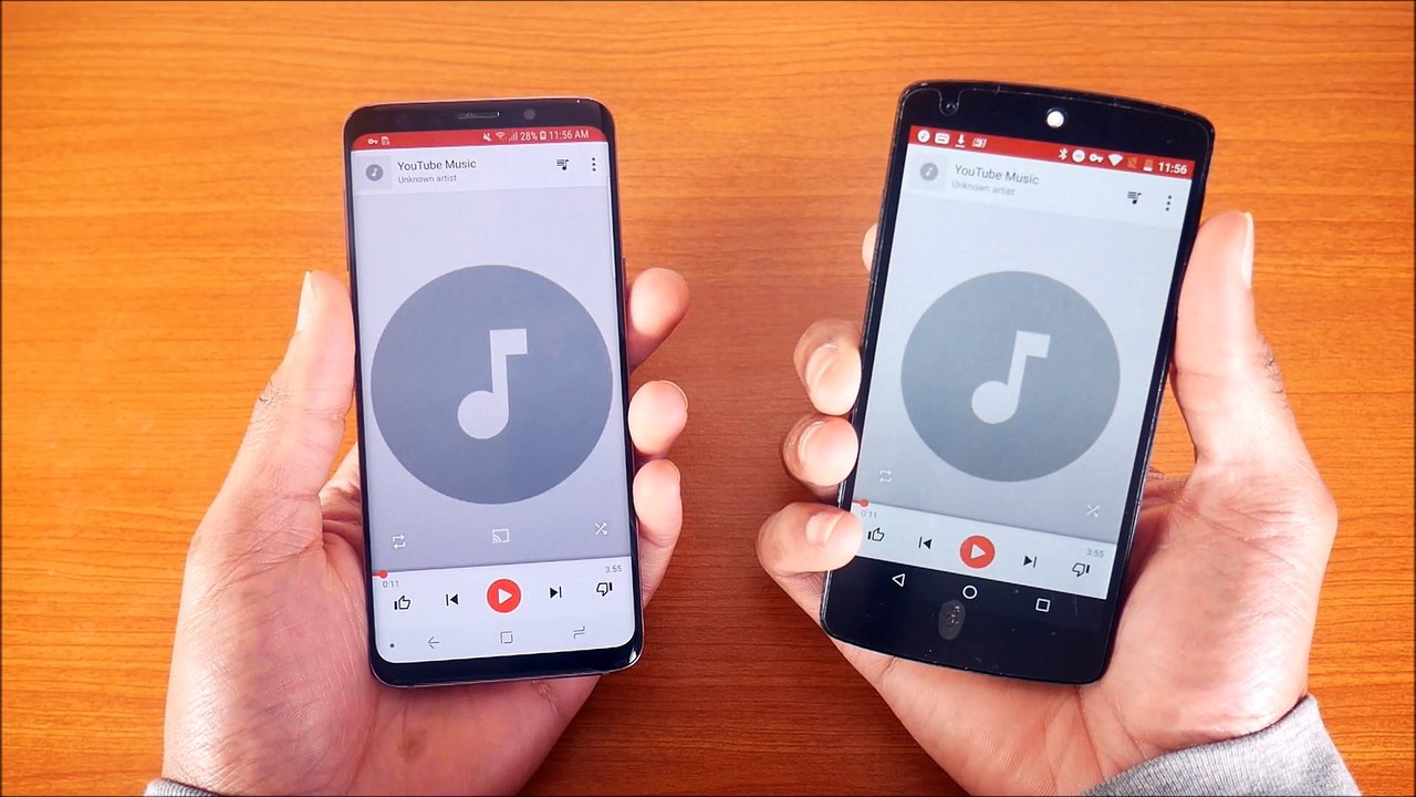Google Nexus 5 Vs Samsung Galaxy S9 Speaker Test