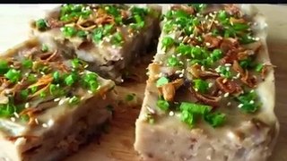 Steamed Yam Cake (Orh Kueh/芋粿/芋头糕) *