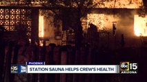 Phoenix firefighters pitch in to get sauna at station 5