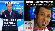 Final Programa Silvio Santos e inicio Quem Não Viu Vai Ver - Cante Se Puder (Homenagem ao Miranda) (25/03/18)