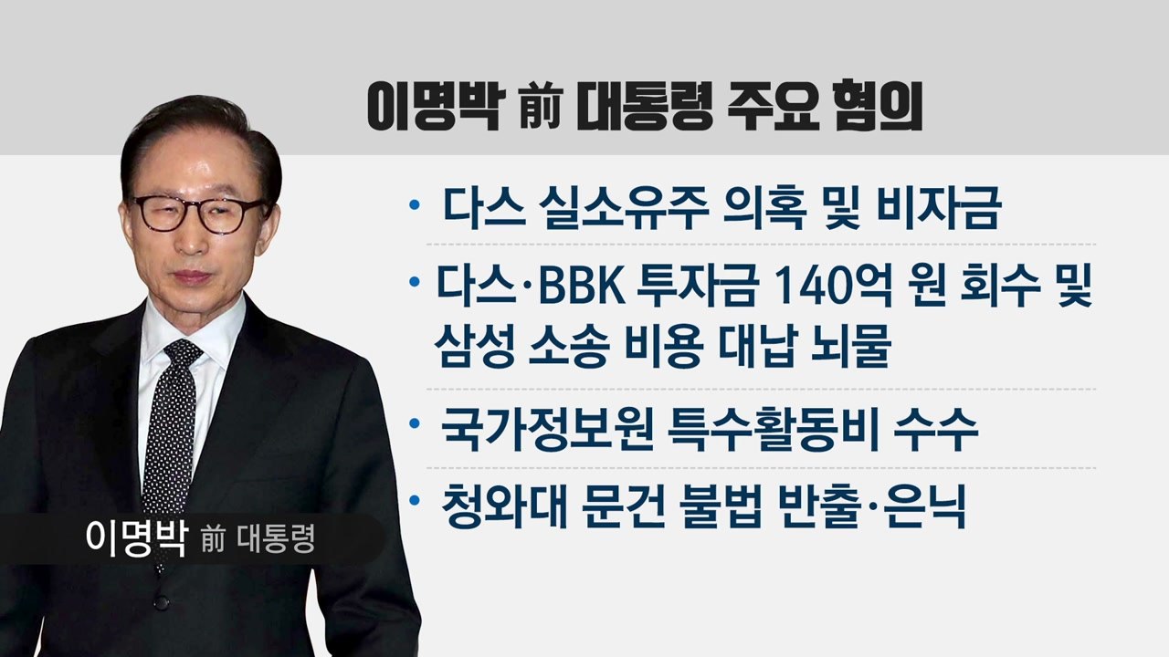 이명박 전 대통령 결국 구속...전직 대통령 네번째 구속 불명예 / YTN