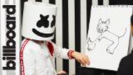 Marshmello & Moe Shalizi Play Pictionary | Billboard