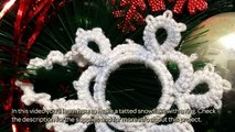 How To Make A Tatted Snowflake With A Ring - DIY Crafts Tutorial - Guidecentral