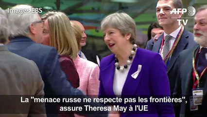 Theresa May: "la menace russe ne respecte pas les frontières"
