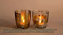 How To Update Your Glass Candle Holders - DIY Home Tutorial - Guidecentral