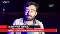 Nevşehir’de askeri uçak düştü