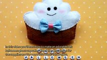 How To Make An Adorable Felt Halloween Ghost Cupcake - DIY Crafts Tutorial - Guidecentral