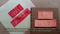 How To Make A Fun Happy Halloween Stamp - DIY Crafts Tutorial - Guidecentral