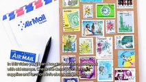 How To Decorate A Notebook With Old Stamps - DIY Crafts Tutorial - Guidecentral