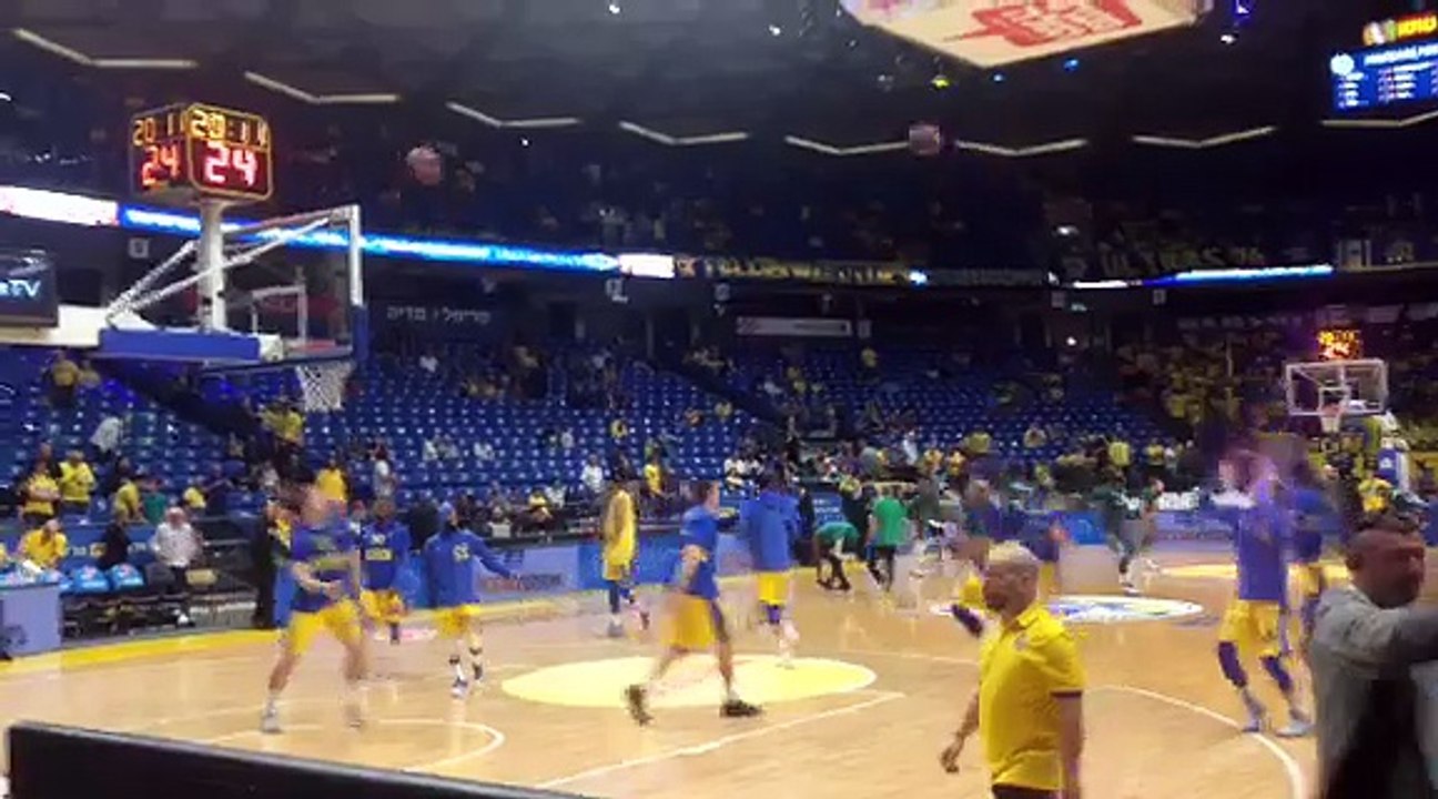 Μακάμπι - Παναθηναϊκός Superfoods: Προθέρμανση