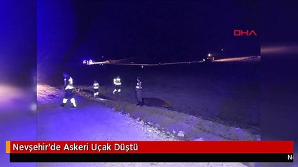 Nevşehir'de Askeri Uçak Düştü